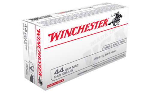 Ammunition Winchester Ammunition USA 44Magnum WIN USA 44MAG 240GR JSP 50/500